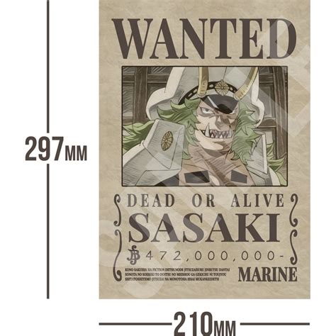 sasaki one piece bounty